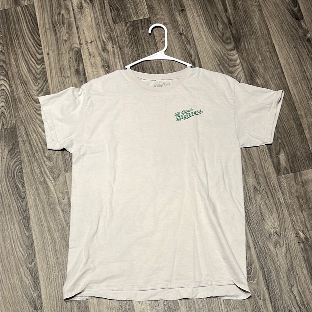 Cream Short Sleeve Tee Classic Design